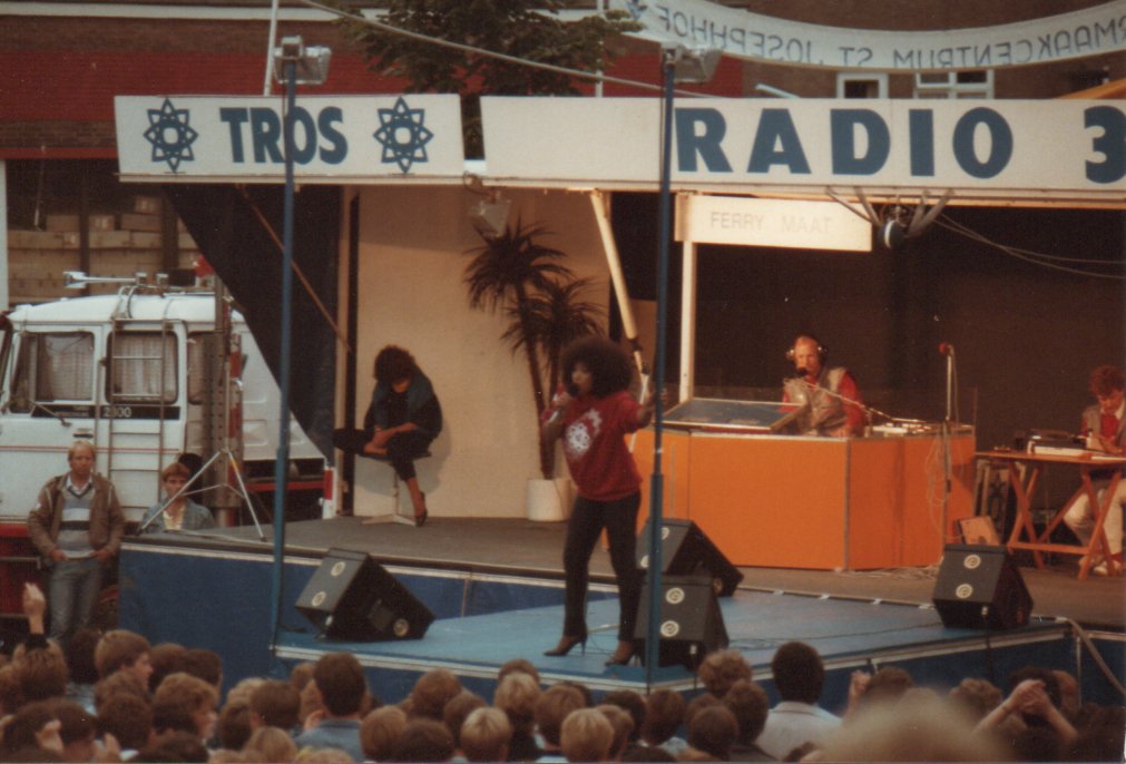 Ferry Maat TROS Zomertoer Vierdaagse Nijmegen St. Josephhof Juli 1984